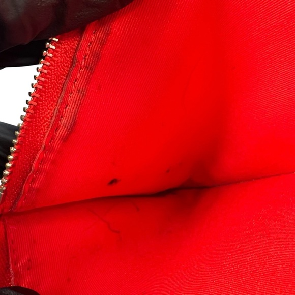 Coach Tan and Red Signature Envelope Pouch - Picture 9 of 9